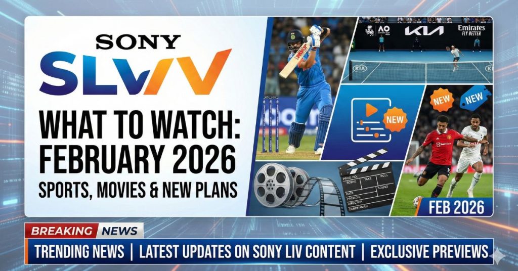 What to Watch on Sony LIV in February 2026?