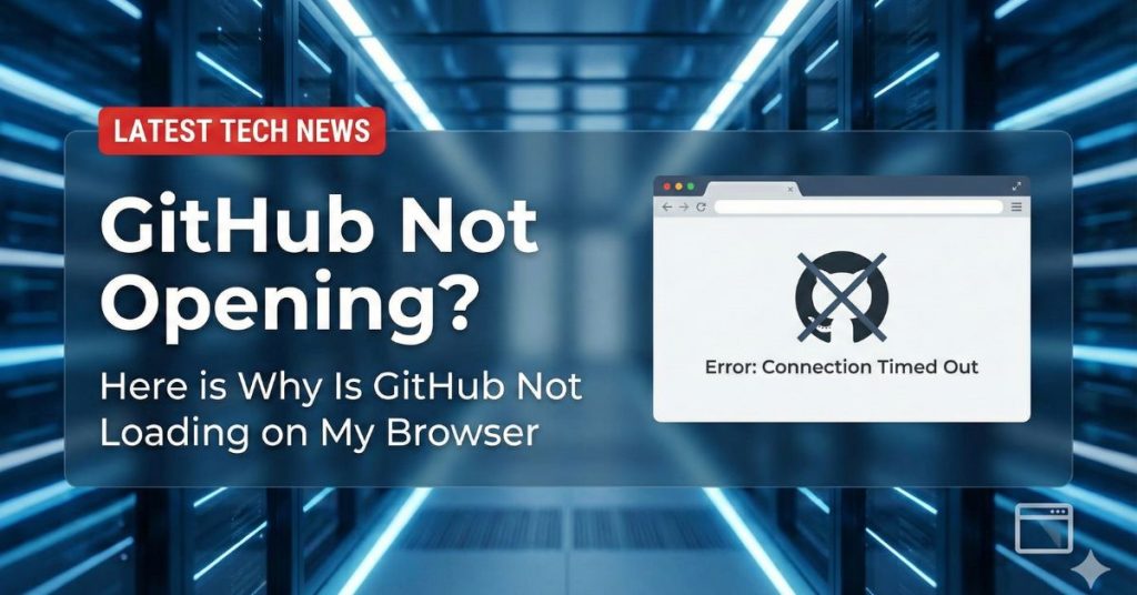 why is GitHub not loading on my browser?